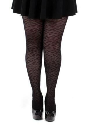 Knitted Leopard Print Tights  | BigSmalls&trade;